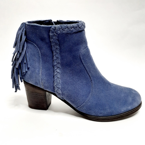 Matisse Shoes - Matisse Lucinda Leather Fringe Ankle Booties
